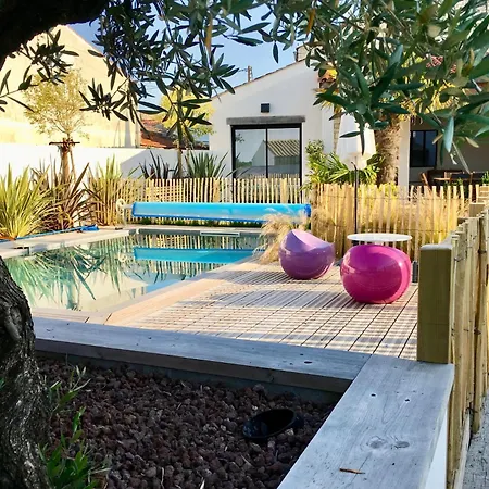 아파트 Havre De Paix, De Charme Avec Jardin, Terrasse Ensoleillee Et Piscine Privee *